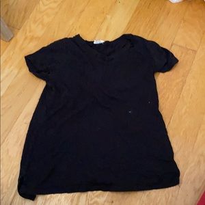 plain black t shirt